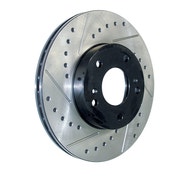 Centric 227.42087R - Standard Sport Brake Rotors - Drilled And Slotted