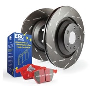 EBC Brakes S4KF1025 - Front Stage 4 Redstuff Pad And USR Series Rotor Kit