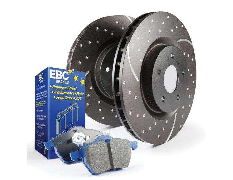 EBC Brakes S6KF1070 - Front Stage 6 Bluestuff Pad And GD Series Rotor Kit