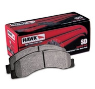 Hawk Performance HB490P.665 - Disc Brake Pad SuperDuty w/0.665 Thickness w/5.3 in. Brake Pad, Front (Sold as a set)