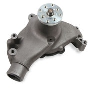 Mr. Gasket 7012NG - Water Pump - (Long Style) - (Iron - Natural Finish) - (High Flow) - (.625 in. Pulley Pilot)