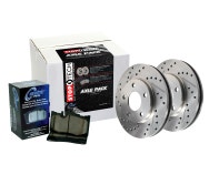 StopTech 987.63520R - Rear Sport Axle Pack Brake Pad And Rotor Kit